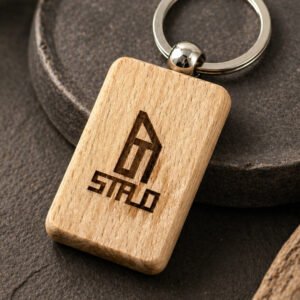 Portachiavi Legno rettangolare