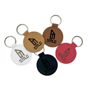 Portachiavi Ecopelle Rotondi