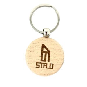 Portachiavi Legno rotondo