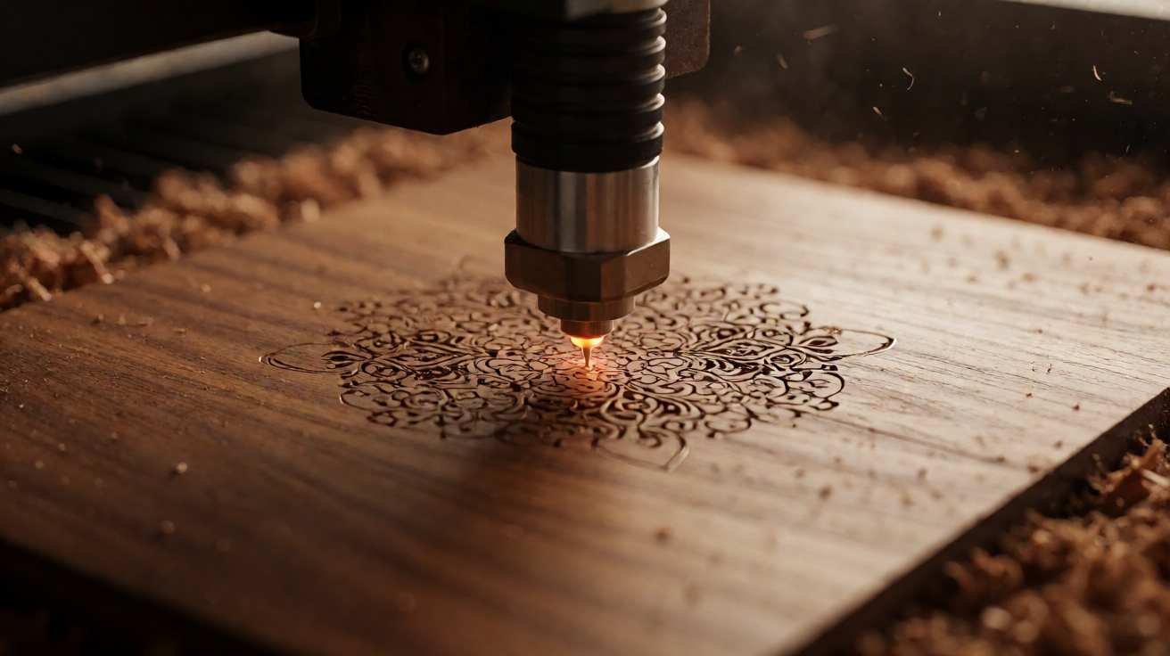 Artigianato 4.0: quando il fascio laser esalta la nobiltà del legno naturale